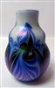 Charles Lotton Blue Tribal Vase