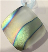 im Lotton Art Glass Pendant
Glass was hand blown by Charles Lotton
Pendant cut and polished with silver catch added by
Kim Lotton.
Each Pendant is One of a Kind.
Each is shipped with a leather neck band.
Size of glass 2 by2