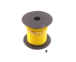 16 gauge moped electrical wire - YELLOW - by da foot