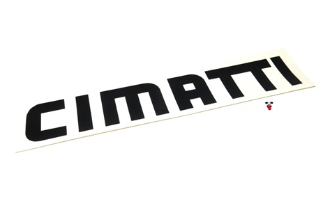CIMATTI logo sticker - LARGE
