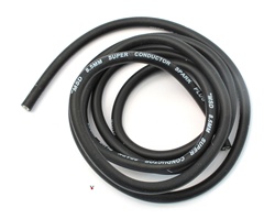 MSD super conductor spark plug wire by the foot - BLACK