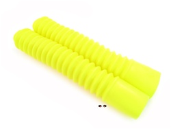 neon YELLOW rubber fork dust covers