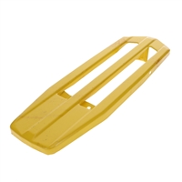 NOS motobecane rear book rack - yellow