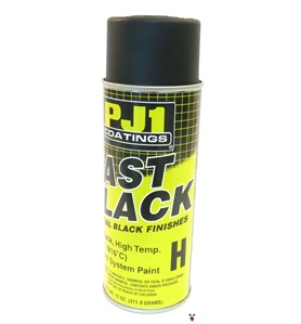 PJ1 coatings fast black H spray paint