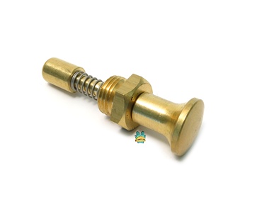 amal carburetor pull choke assembly - brass