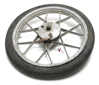 USED zundapp front 17" snowflake mag wheel