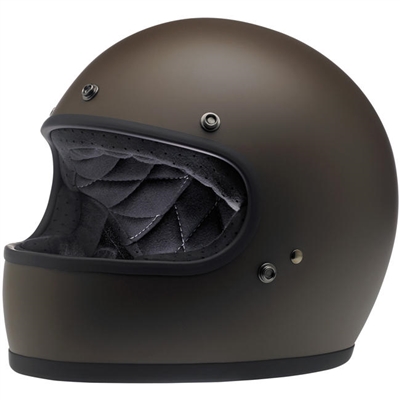 biltwell GRINGO helmet - FLAT chocolate