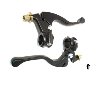 black brake lever set for all mopeds and more!