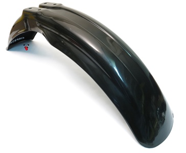 black plastic ACERBIS dirt bike front fender