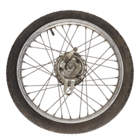 USED italian 16" spoke rear wheel - NO sprocket