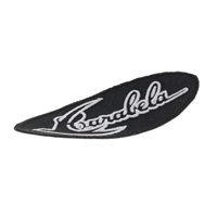 MOPED THREADS carabela logo patch - black n white