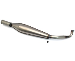 minarelli EV racing TURBO SERIES 3 pipe - raw - 35mm