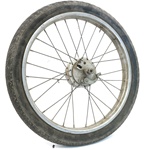 USED 17" peugeot front spoke wheel