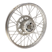 NOS garelli 16" REAR spoke wheel - no brake plate special