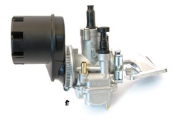 polini CP 19mm carburetor complete fuel system for peugeot mopeds
