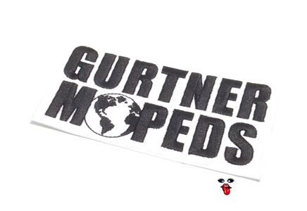 MOPED THREADS white GURTNER MOPEDS patch!!!