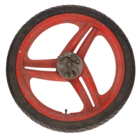 USED 16" peugeot SPX front mag wheel - RED