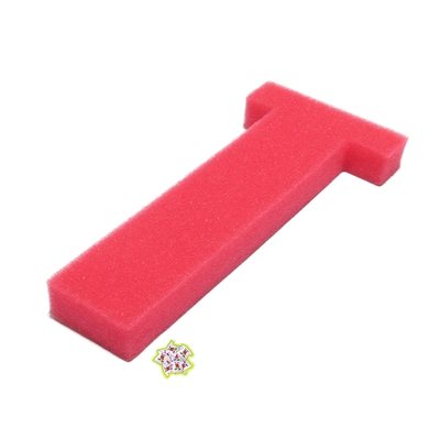 honda PA50 hobbit air filter element foam - RED