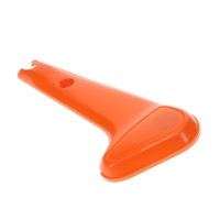 OEM honda nc50 express LEFT foot peg plastic cover - MARS ORANGE