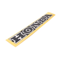 OEM honda tank decal - black / silver