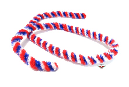 hub brush - red white & blue