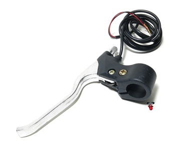 left side brake lever assembly with brake light switch and wires!