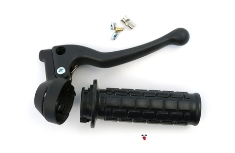 magura throttle assembly black lever