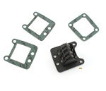 malossi VL8 4 petal carbon fiber reed block with gaskets - carbonio