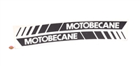 motobecane black vinyl tank decals