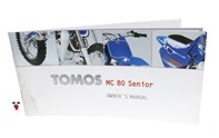 tomos OEM mc80 senior owners manual