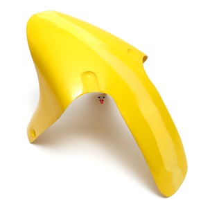 malossi MVR fiberglass front fender - UNFINISHED yellow