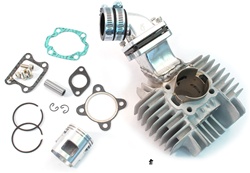 puch 70cc reed valve kit especiale + OKO 26mm reed block intake = rad