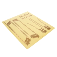 puch maxi moped gold stickers