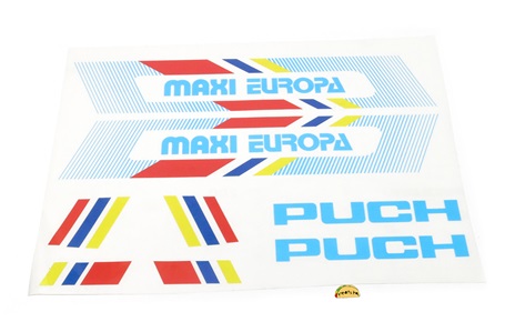 puch maxi EUROPA decal set