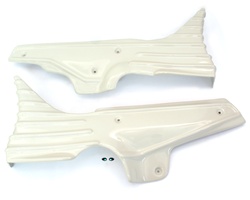 puch maxi WHITE bat man side covers
