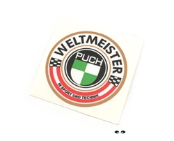 puch moped weltmeister decal