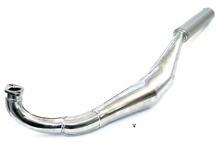 puch simonini chrome exhaust pipe