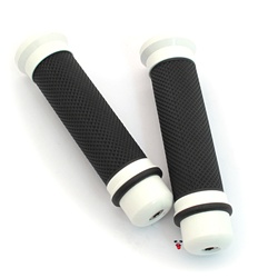 rdr white bullet grip set with bar end savers