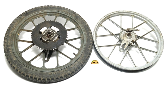 USED 16" grimeca snowflake mag wheel set