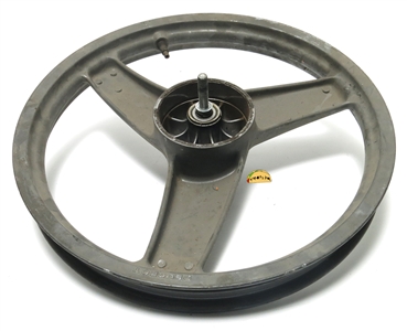 USED 16" peugeot SPX front mag wheel - dark grey