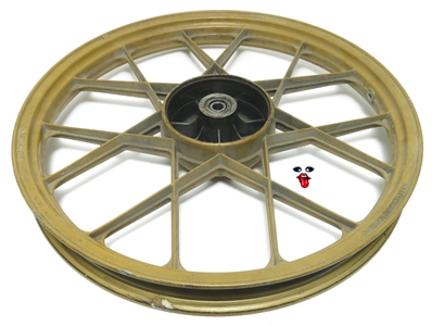 USED 17" grimeca front snowflake mag wheel - GOLD