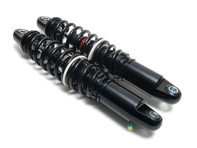 dual spring rate progressive adjustable shocks with EGOBOOST™ technology- 290mm - 310mm in BLACK