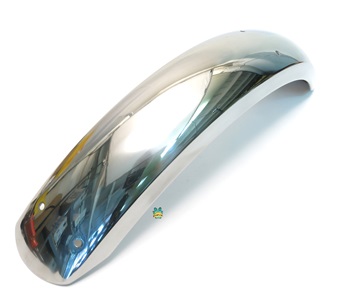 OEM tomos A55 front fender - polished stainless steel - 242055