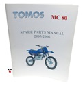 tomos OEM mc80 spare parts manual 2005/2006