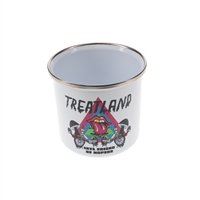treatland's enamel steel coffee cup