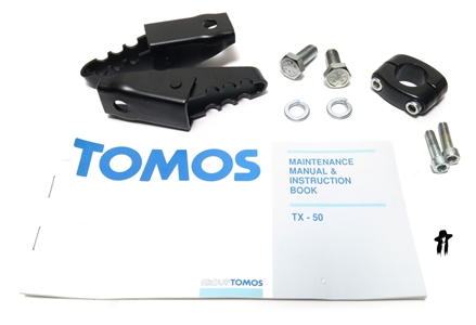 tomos OEM tx50 booklet that comes with pegs and hardware for some reason