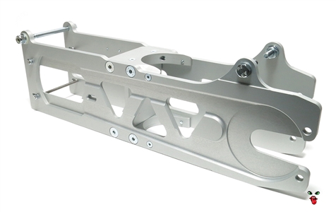 vespa piaggio CNC'd aluminum racing SUBFRAME