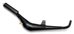 vespa simonini calibrata black exhaust pipe