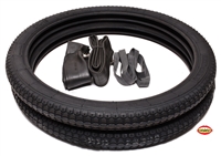 OLD TIMER wards riverside and puch allstate tire pak - 2.25-19 (equal to 23 x 2.25)