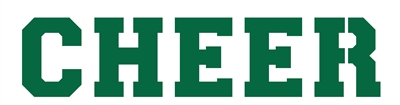 CHEER Team/Activity Driveway Logo